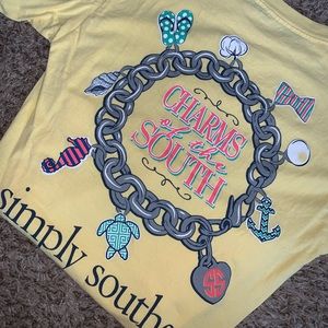 yellow simply southern tee !